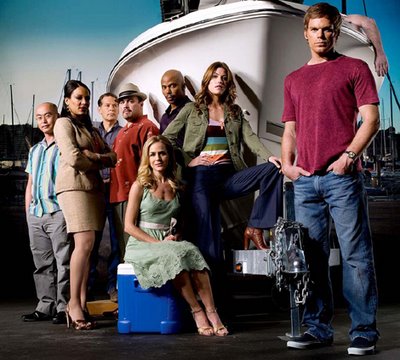 Dexter

"There's something strange and disarming about looking at a homicide scene in the daylight of Miami. It makes the most grotesque killings look staged, like you're in a new and daring section of Disney World: Dahmerland!"