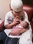 my fiance n baby girl (hes daddy)