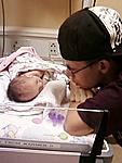 nate talkin to baby girl