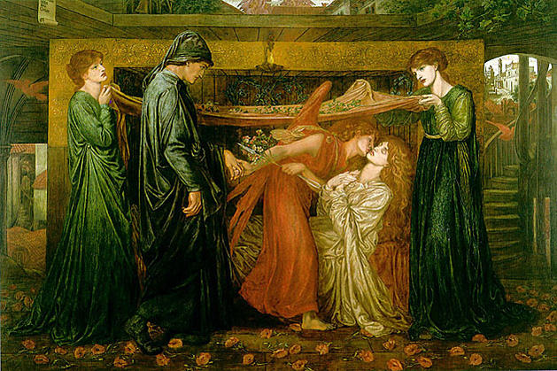 Rossetti - Dante's Dream at the Time of the Death of Beatrice