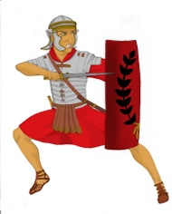 Roman Infantry (Color) sized