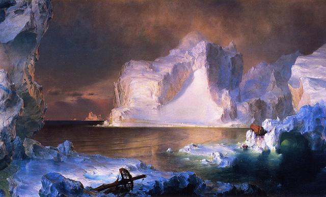 Frederic Edwin Church The Icebergs