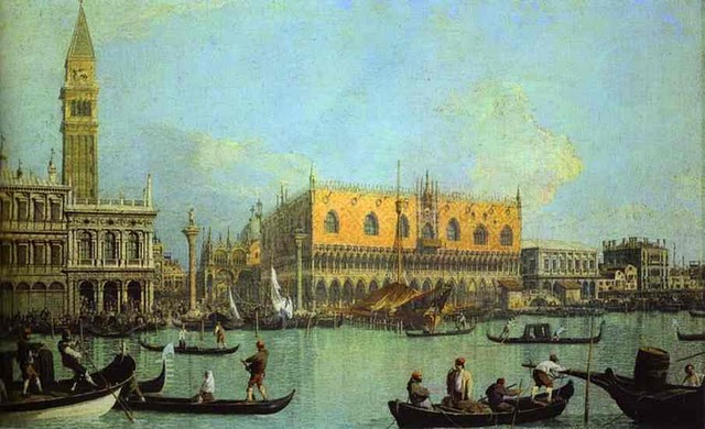 Canaletto- Vista del Palazzo Ducale
