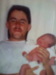 MY JESSICA AND I SHE WAS MINUTES OLD ....