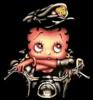 HEY, I DIDN'T KNOW BETTY BOOP WAS A BIKER ...