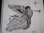 Drawing of angel